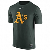 Oakland Athletics Nike Collection Legend Logo 1.5 Performance WEM T-Shirt - Green,baseball caps,new era cap wholesale,wholesale hats
